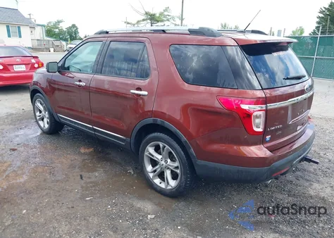 2015 Ford Explorer Limited из США, поврежденный, VIN 1FM5K8F89FGA86528